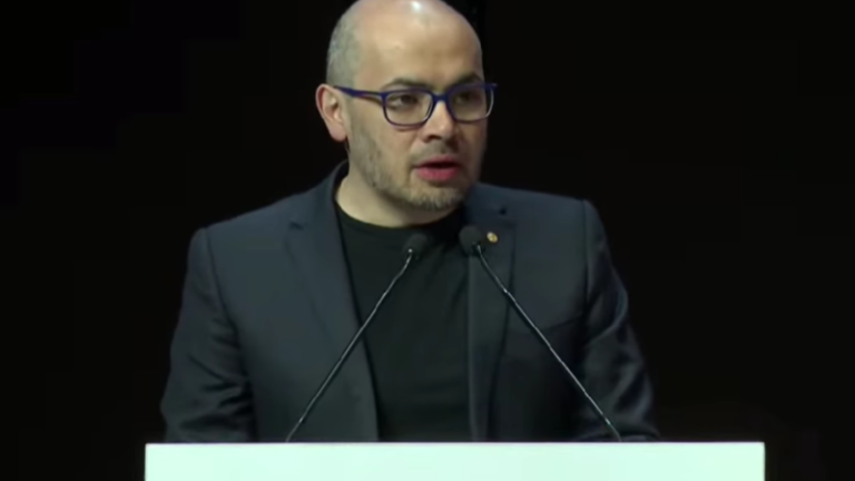 Demis Hassabis, CEO of Google Deepmind at the India AI Impact Summit 2026.