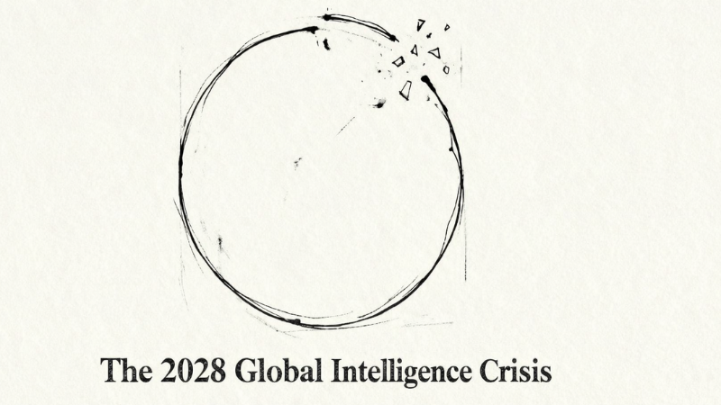 Logo of Global Intelligence Crisis 2028 report prepared by Citrni Research