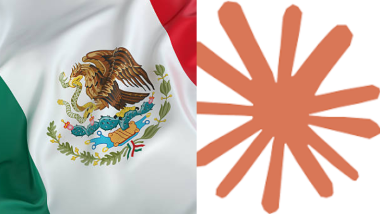 Logo of Claude AI from Anthropic and the Mexican flag