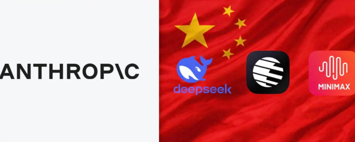 Logo of Anthropic and China based AI companies DeepSeek, Moonshot and MiniMax