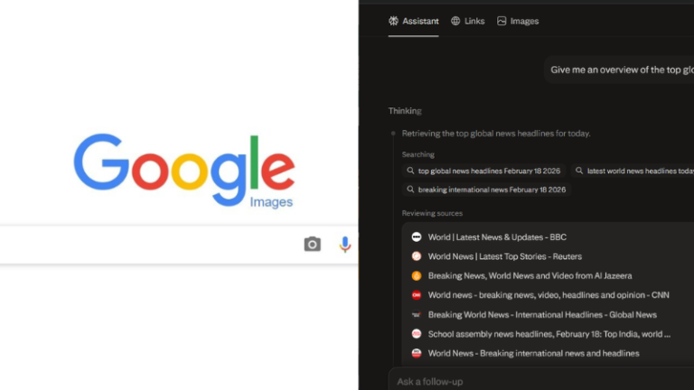 Logos of Google browser and Comet AI browser.