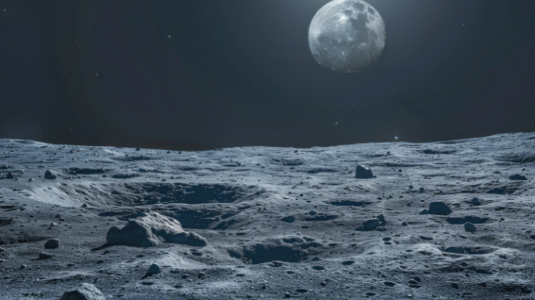 Dark side of the moon and Earth