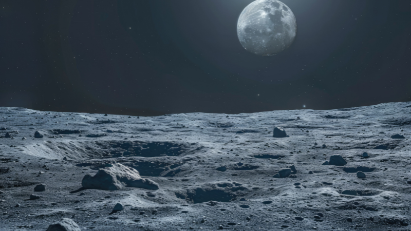 Dark side of the moon and Earth