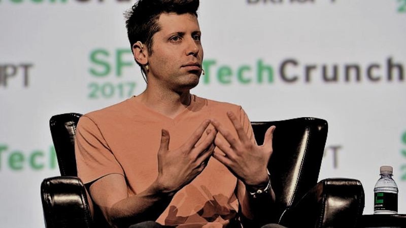 Sam Altman, the CEO of OpenAI. Pic Credit: Tech Crunch via Wiki Commons