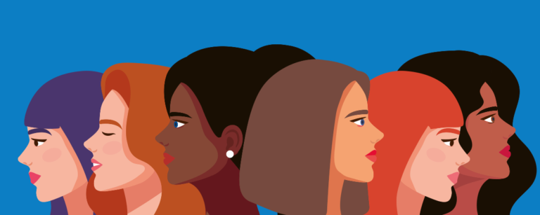 representational picture of women from different races, ethnicity and culture.