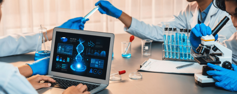 A dedicated group of scientists working on protein research in a laboratory. Pic Credit: FreePik