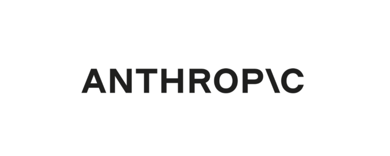 Black Anthropic wordmark on a white background