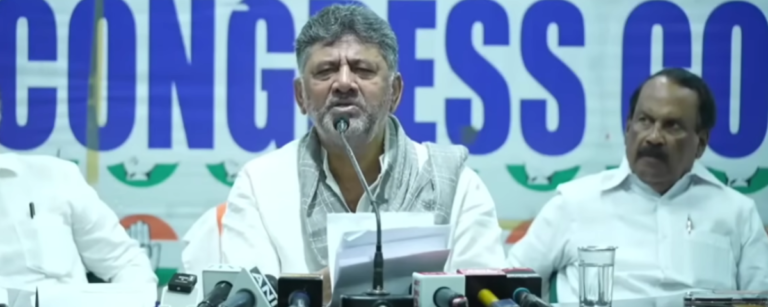 Karnataka Deputy Chief Minister D.K. Shivakumar file photo