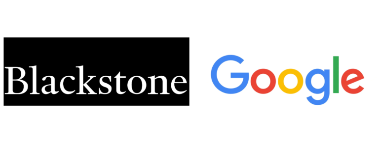 Blackstone and Google logos representing the $5 billion joint venture to build a new TPU-powered AI cloud company in the United States