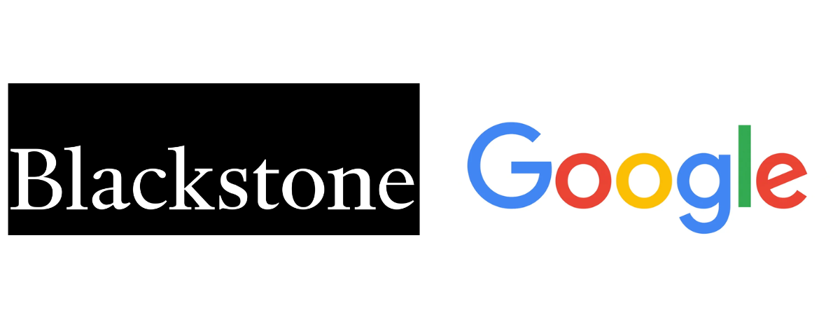 Blackstone and Google logos representing the $5 billion joint venture to build a new TPU-powered AI cloud company in the United States
