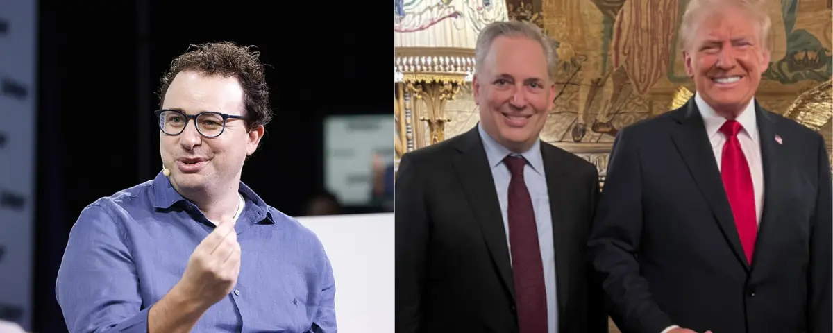 David Sacks and U.S. President Donald Trump in one frame and [[FileDario Amodei at TechCrunch Disrupt 2023 01.jpgDario_Amodei_at_TechCrunch_Disrupt_2023_01]]