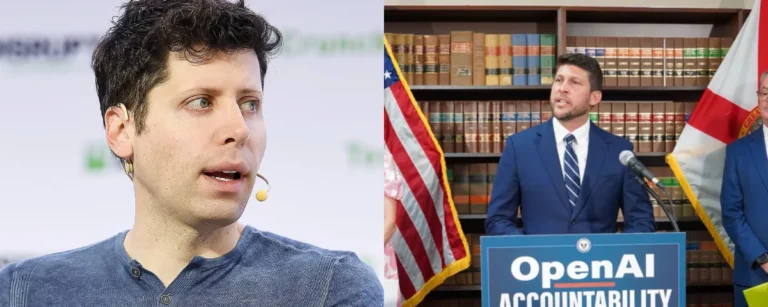 OpenAI CEO Sam Altman and Florida Attorney General James Uthmeier