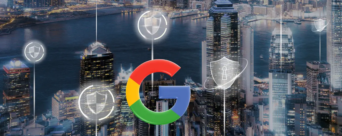 Representative pic of Global AI regulatory framework with logo of Google at center.