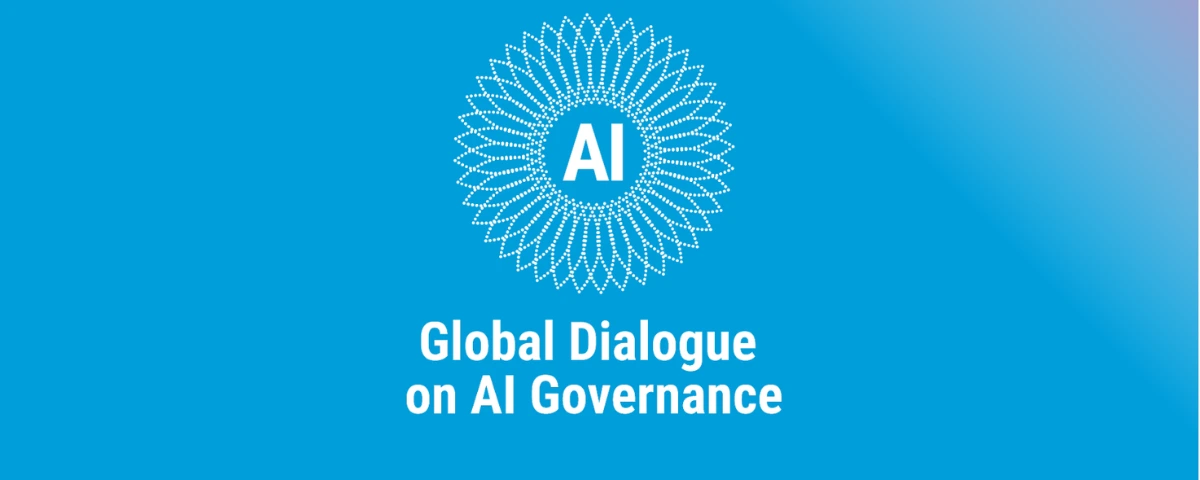 Official logo for the Global Dialogue on AI Governance initiative.