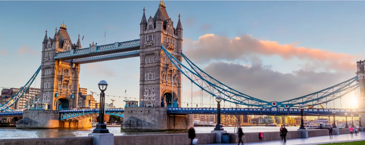 London City skyline with tower bridge representative picture
