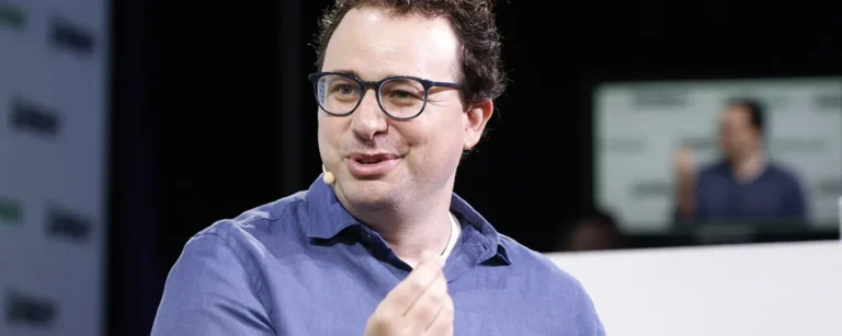 Anthropic CEO Dario Amodei at TechCrunch Disrupt 2023.