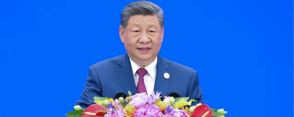 China To Answer The Call of Global South Xi Jinping Bats for a New World Order on AI Chinese President Xi Jinping delivering his key address at the 2026 World Artificial Intelligence Conference (WAIC) in Shanghai on July 17. Pic Credit: People's Republic of China Foreign Ministry.