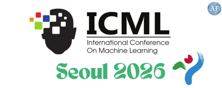 Representative logos of ICML 2026 and Seoul city in South Korea for AI Frontpage news website