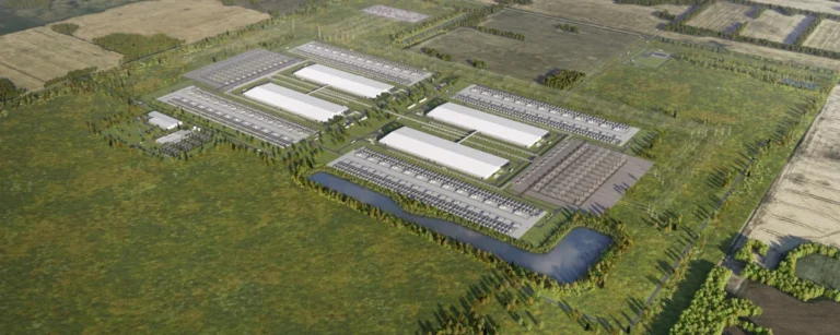 Illustration of Meta's planned 1GW data centre in Sturgeon County, Alberta.