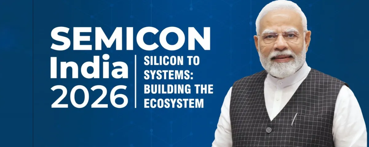 Prime Minister Narendra Modi at a semiconductor roundtable ahead of SEMICON India 2026