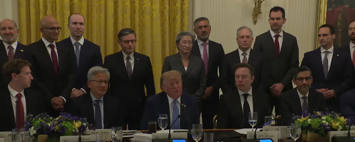 White House dinner with US president and AI technology executives discussing artificial intelligence safety