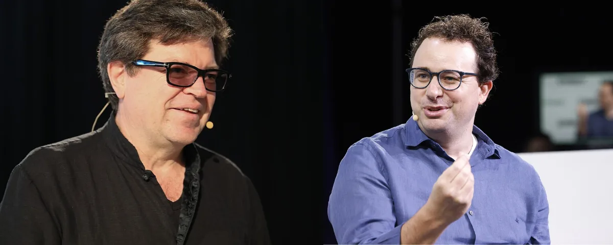 Yann LeCun Mocks Dario AI Warning Everyone Should Make Fun of Them Now AI industry figures Yann LeCun and Dario Amodei pictured amid debate over frontier AI safety and calls to slow advanced AI development.