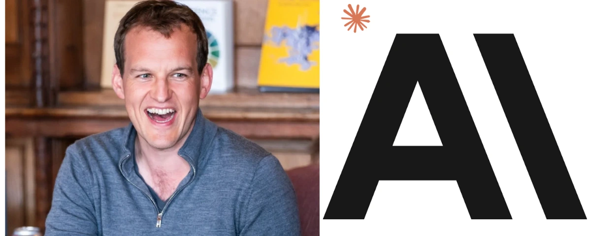 Matt Clifford, Anthropic's new Managing Director of International Affairs, pictured alongside the company's logo.