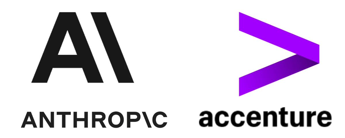 Anthropic and Accenture logos side by side
