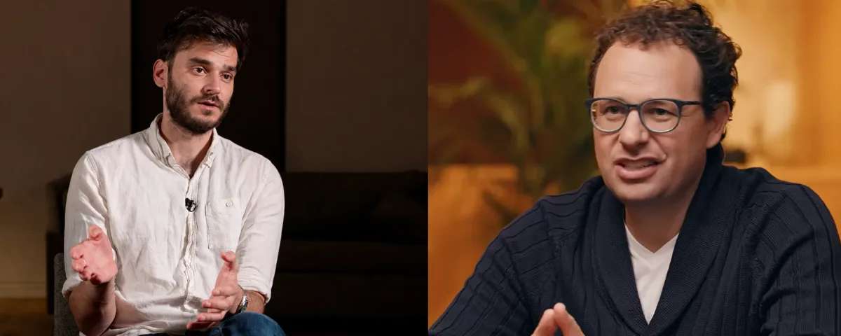 Anthropic CEO Dario Amodei and Encoder AI chief strategy officer Nathan Calvin, involved in the debate over Anthropic’s AI safety measures and proposed US AI safety bill.