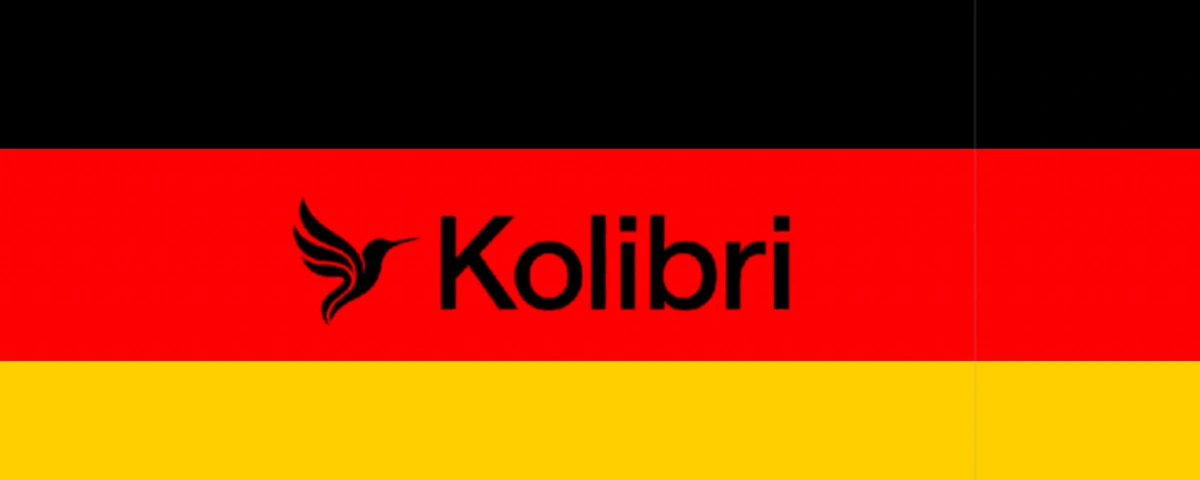 Aleph Alpha Kolibri-1 logo displayed against the German flag