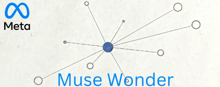 Logo of Meta and Muse Wonder AI model with graphics