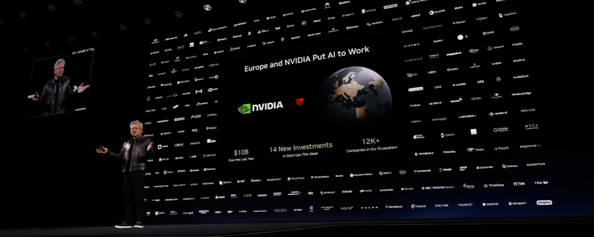 Nvidia Unveils OpenShell to Secure AI Agents, Introduces DSX Pod AI Factory System Nvidia CEO Jensen Huang speaks on stage at GTC Berlin on October 21, 2026, during the company's AI announcements.