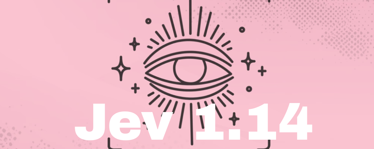 Logo of TypeSafe AI Jev AI model with Jev 1.14 written over it