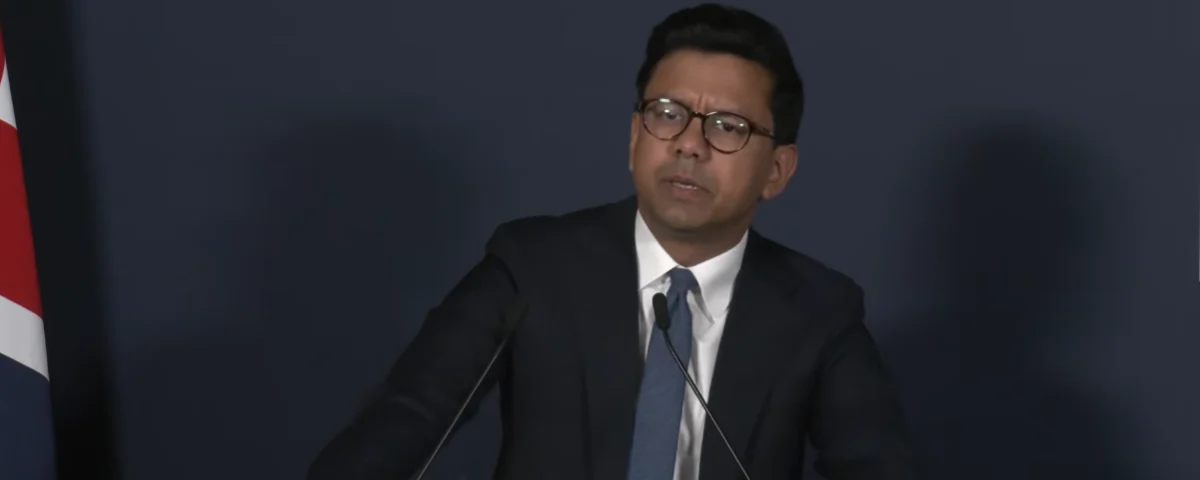 UK AI Minister Kanishka Narayan Speaking at Imperial College London’s science and tech incubator, Base One on Monday.